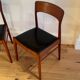 Pair of vintage Scandinavian teak chairs "Olga"