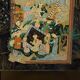 Vintage Anglo-Indian folding chair hand-painted.