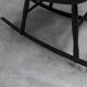 Rocking chair Grandessa en Hêtre noir par Lena Larsson 1960 pour Nesto