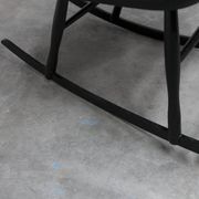 Grandessa rocking chair in black beech by Lena Larsson 1960 for Nesto