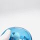 Murano Glass Pocket Vase Flavio Poli Sommerso Blue Aquamarine