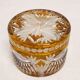 Bohemian glass box Czech Republic 1960s