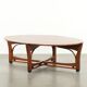 In good condition elegant oval Art Nouveau design coffee table