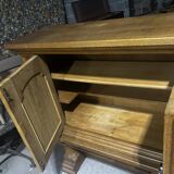 Meuble bas en chêne massif clair, 1940