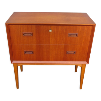 Scandinavian teak chest of drawers