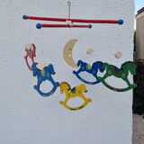 Vintage wooden mobile