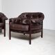 Leather Set by A. Norell for Coja 1970’s Sweden