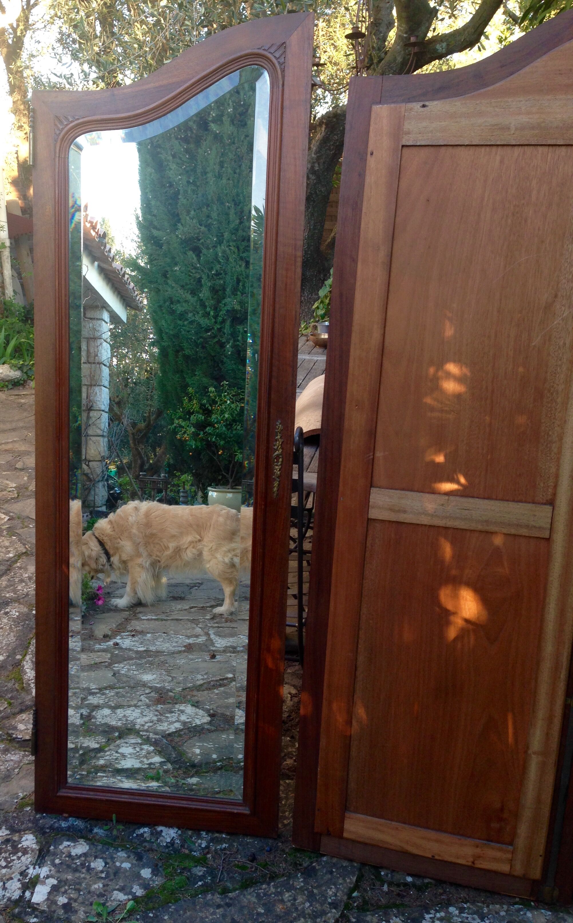 Antique beveled mirrors