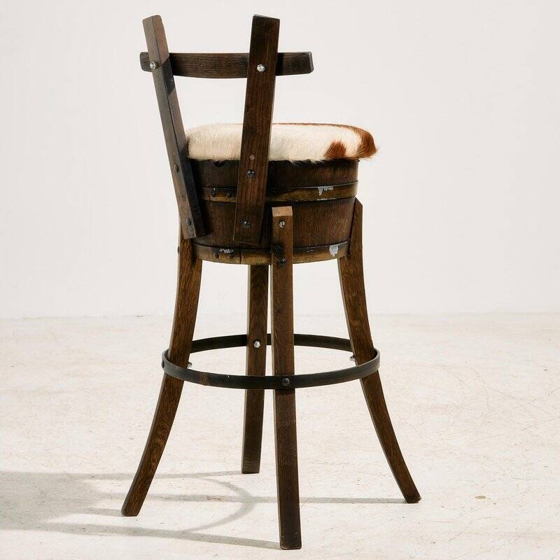 Vintage Beech Bar Stool, 1970s