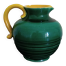 Small earthenware pitcher Elchinger Yellow and green threads