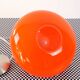 Vintage orange opaline glass pendant light