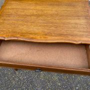 Louis XV style desk made of solid wood from the 1950s.