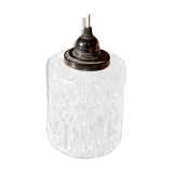 Hanging lamp moulded glass