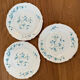 3 Assiettes plates  Arcopal blanches modèle veronica