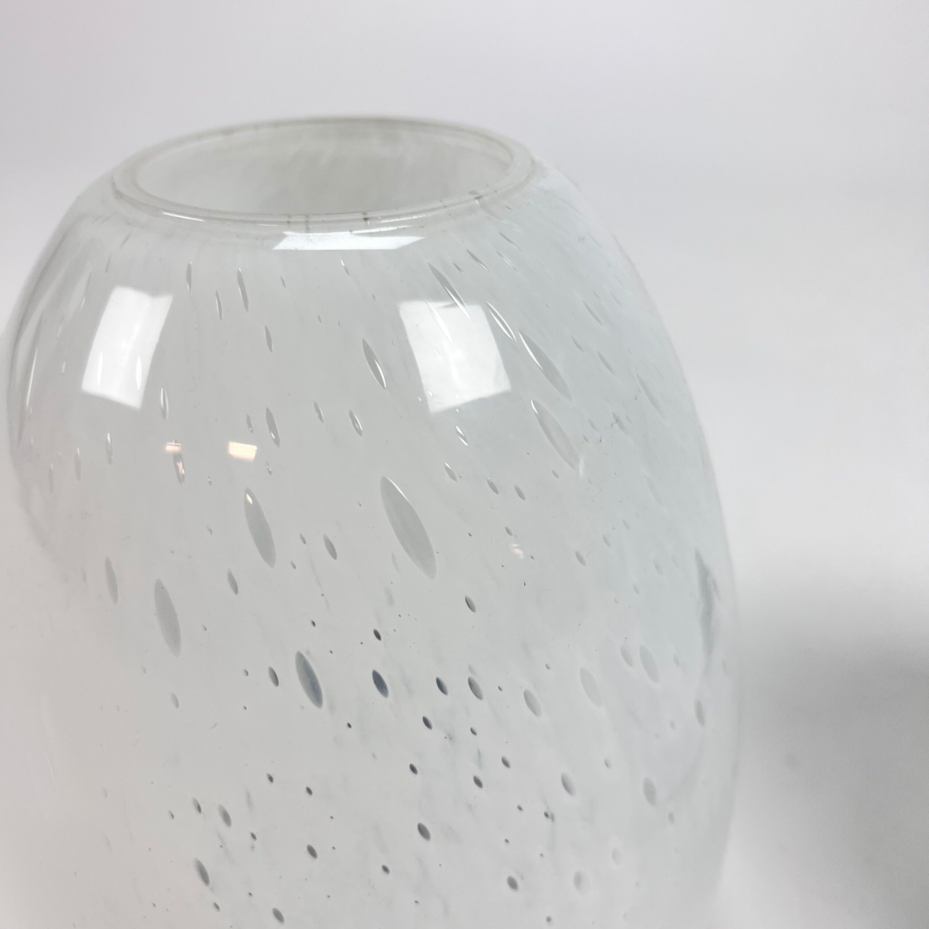 Set of 2 glashutte limburg handmade table lamps, 1970s