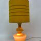 Mid-century glass table lamp by de Rupel , 1970's Belgium