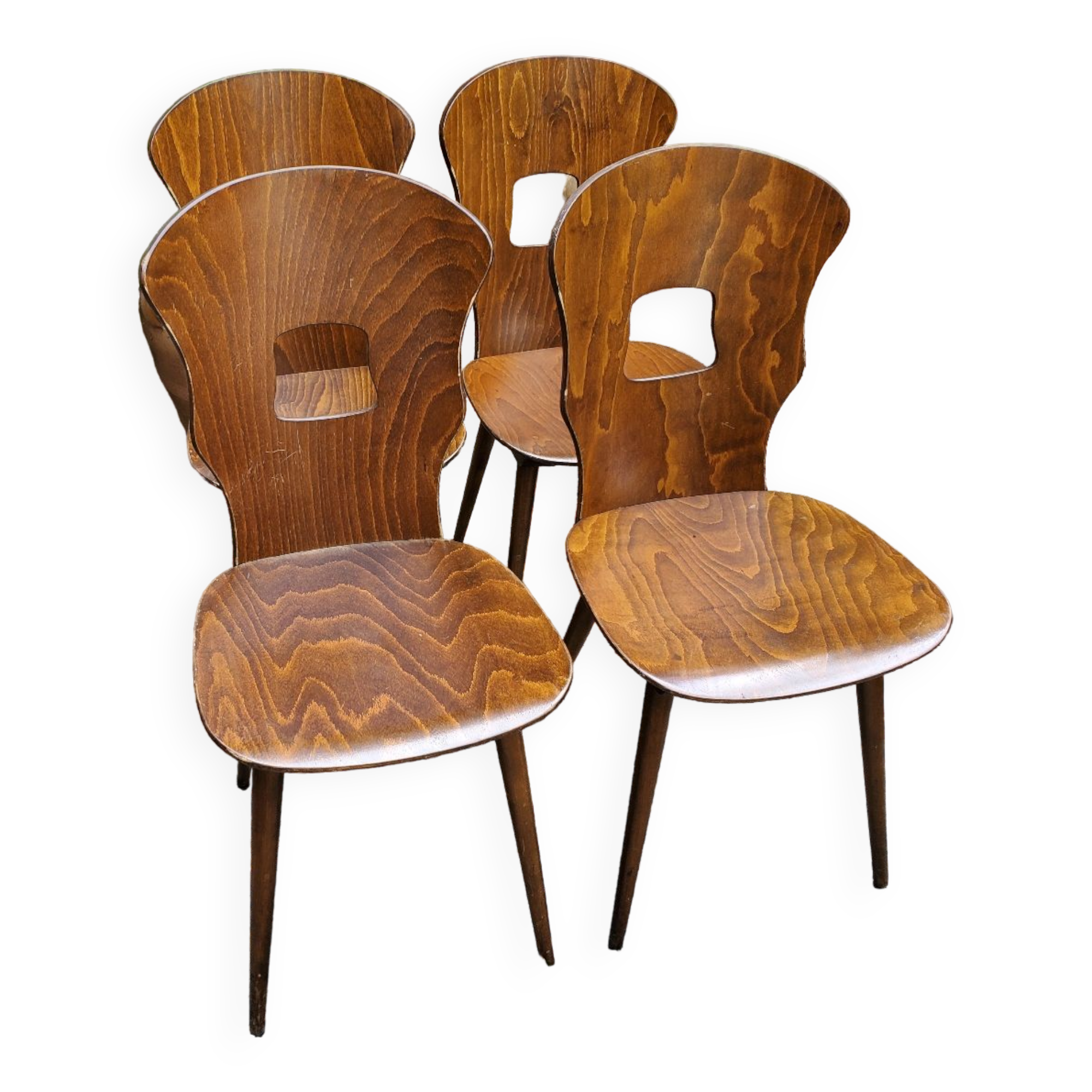 Set of 4 Baumann chairs