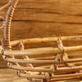 Rattan egg basket