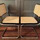 2 chairs Marcel Breuer B32 Cesca 1970