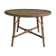 60's vintage rattan garden table