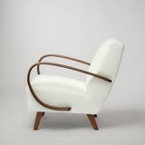 Paire de fauteuils de Jindřich Halabala, fauteuils de salon tchèques du milieu du siècle