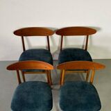 Vintage dining chairs Farstrup teak