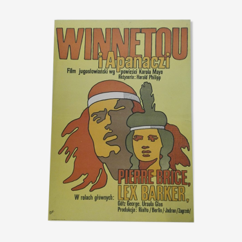 Winnetou displays Indian Polish cinema 60 x 80cm