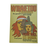 Winnetou affiche cinema polonaise indiens 60 x 80cm