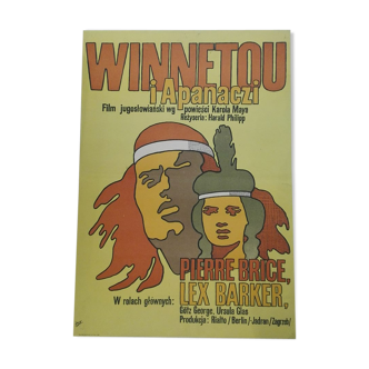 Winnetou displays Indian Polish cinema 60 x 80cm