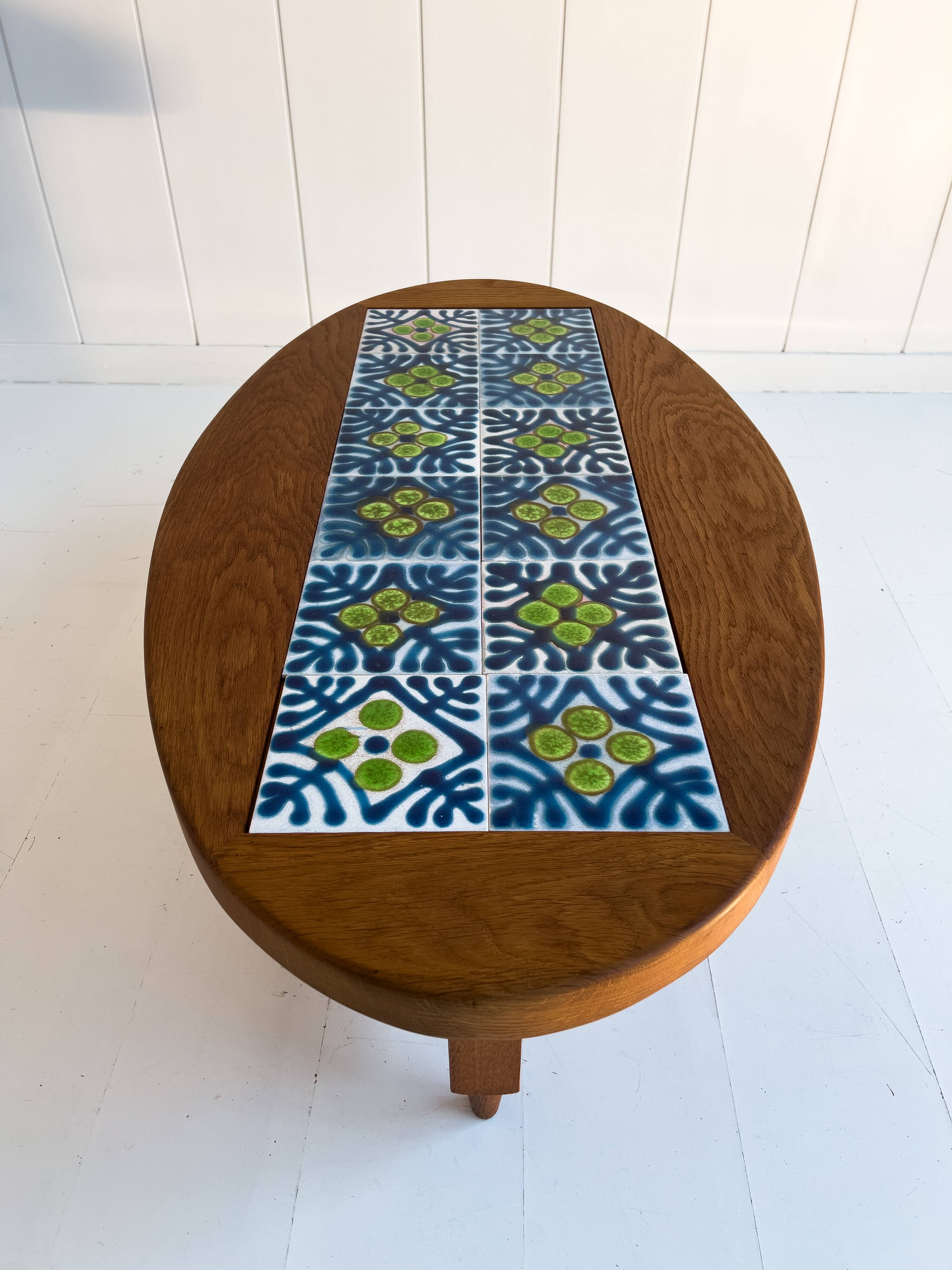 Table basse par Guillerme et Chambron pour Votre Maison