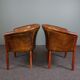 Set of 2 convertible armchairs in sheepskin accent chairs