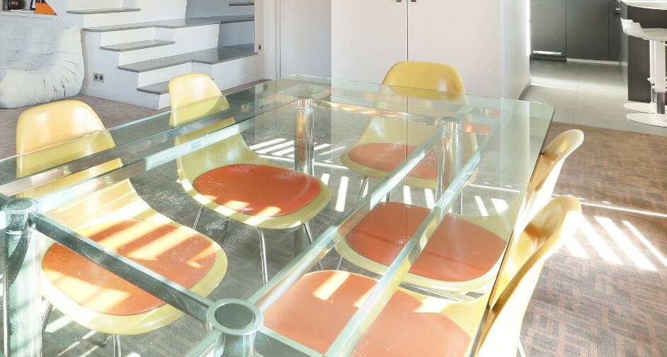 DSX chairs by Eames, Charles and Ray, Herman Miller edition - set of 5 chairs.