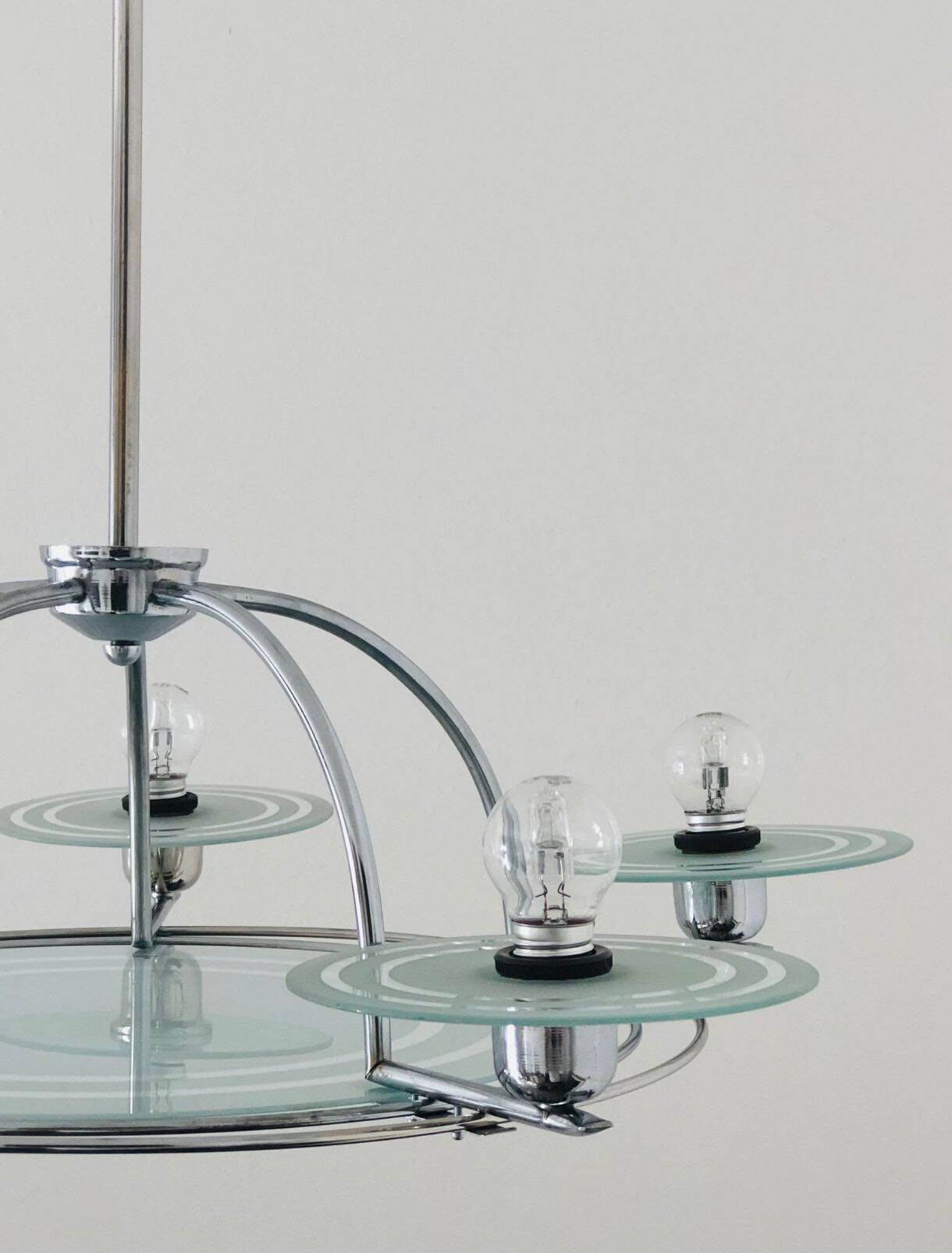 Art Deco ceiling lamp from France. 40's.