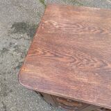 Vintage solid wood commode in Breton style