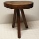 Wooden tripod stool