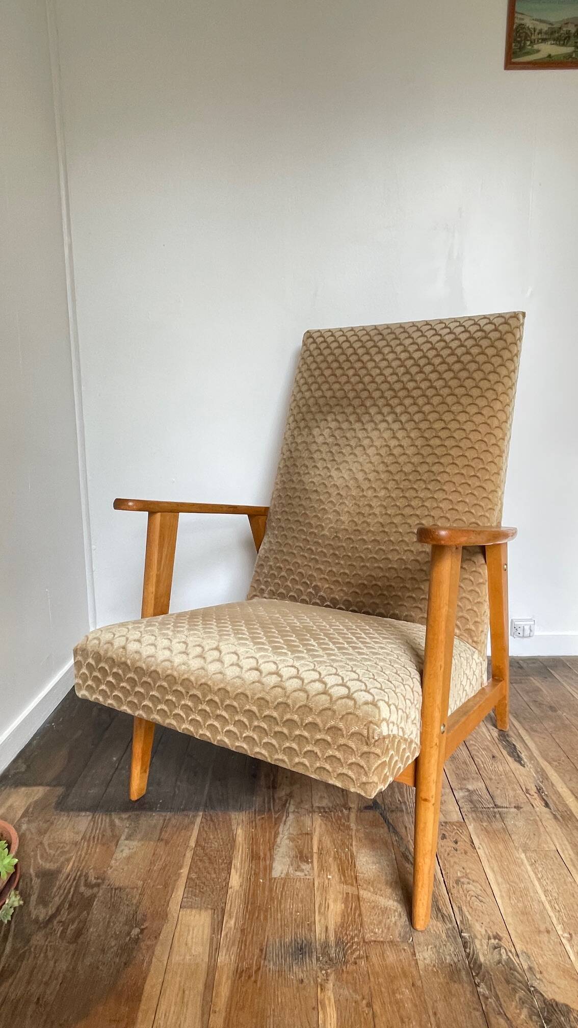 paire FAUTEUILS MANUCERE France Vintage