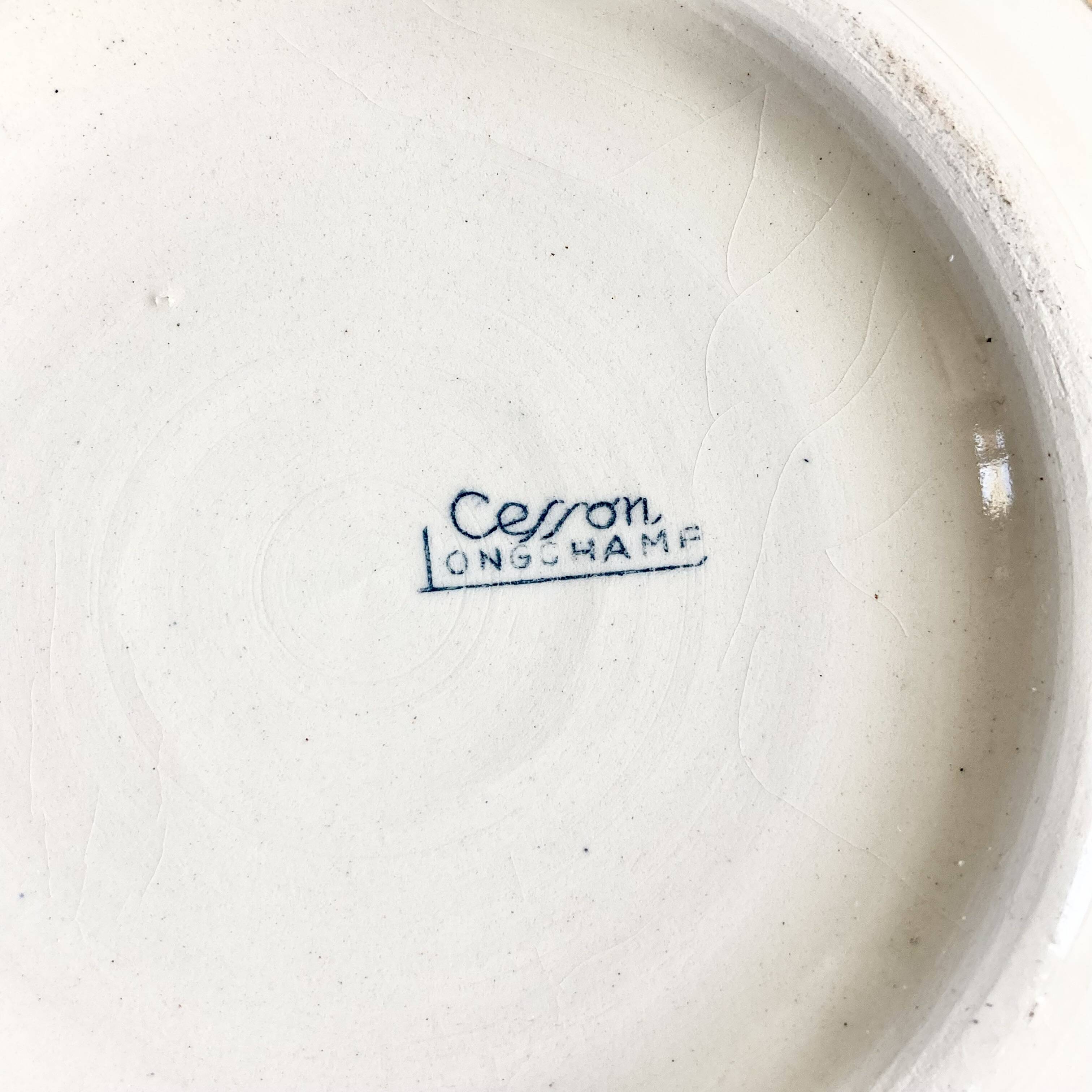 Longchamp iron earth tureen / vegetable bowl