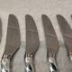 11 silver-plated dessert knives by Christofle, Duo model, 18cm