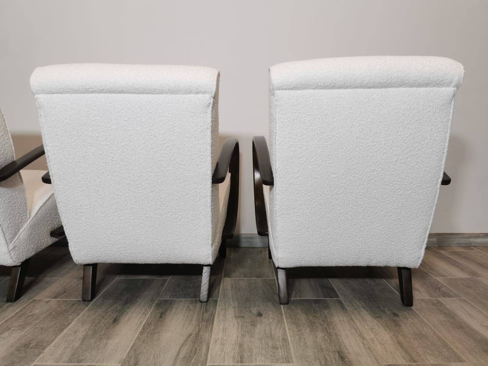 Set de 3 fauteuils par Jindrich Halabala, 1940s