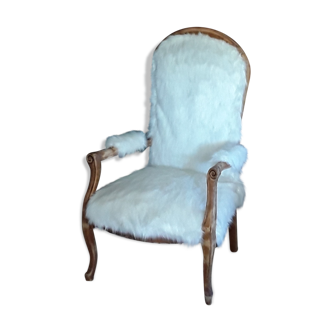 Fauteuil Voltaire relooké