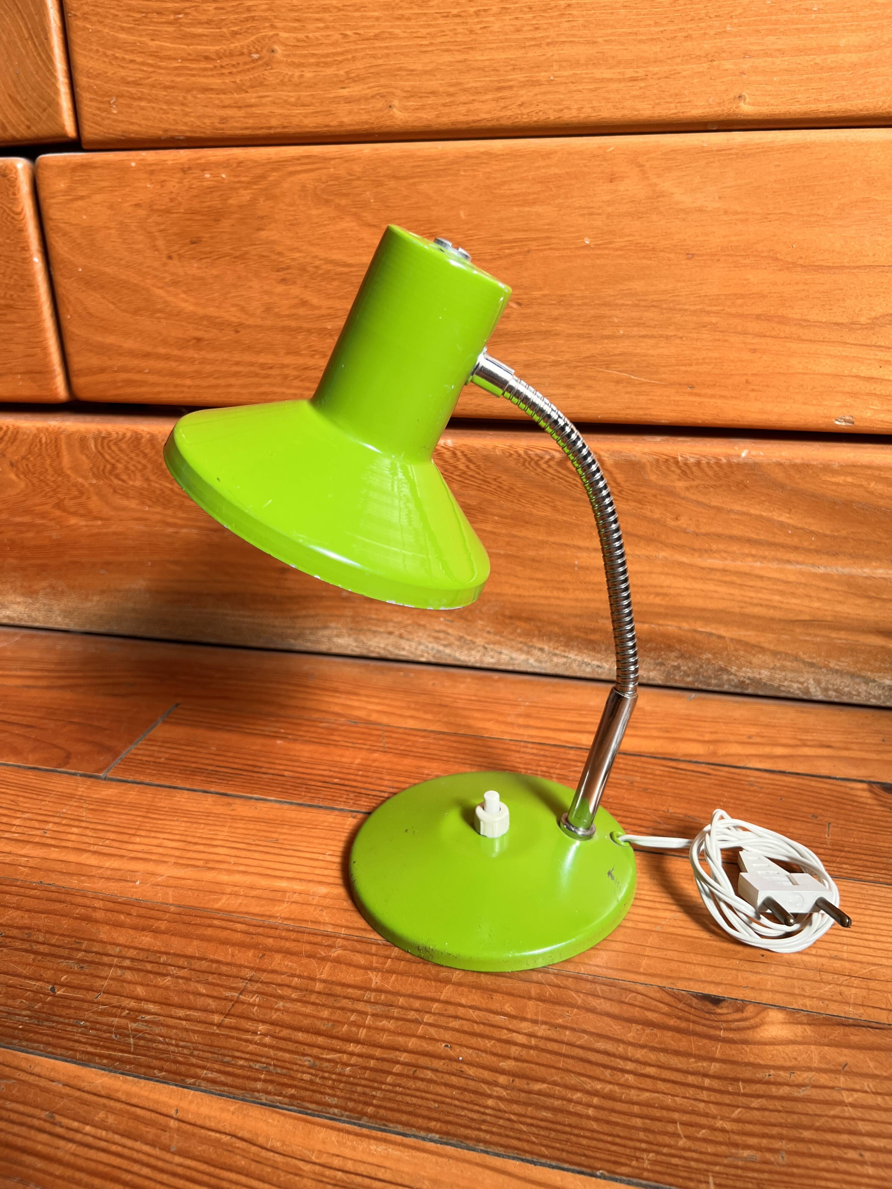 Lampe de bureau verte, 1970
