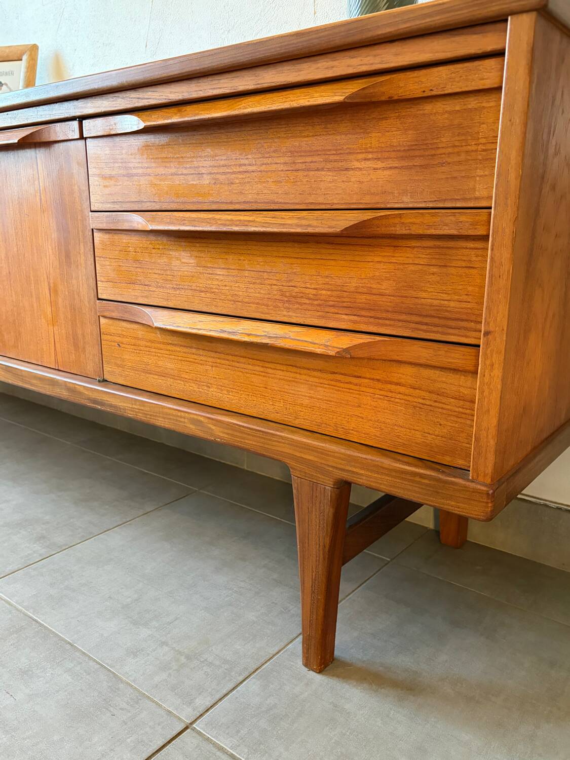 Vintage Scandinavian teak sideboard