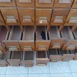 Meuble d'apothicaire de métier en sapin 53 tiroirs