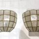 Paire d'appliques nacre coquillage
