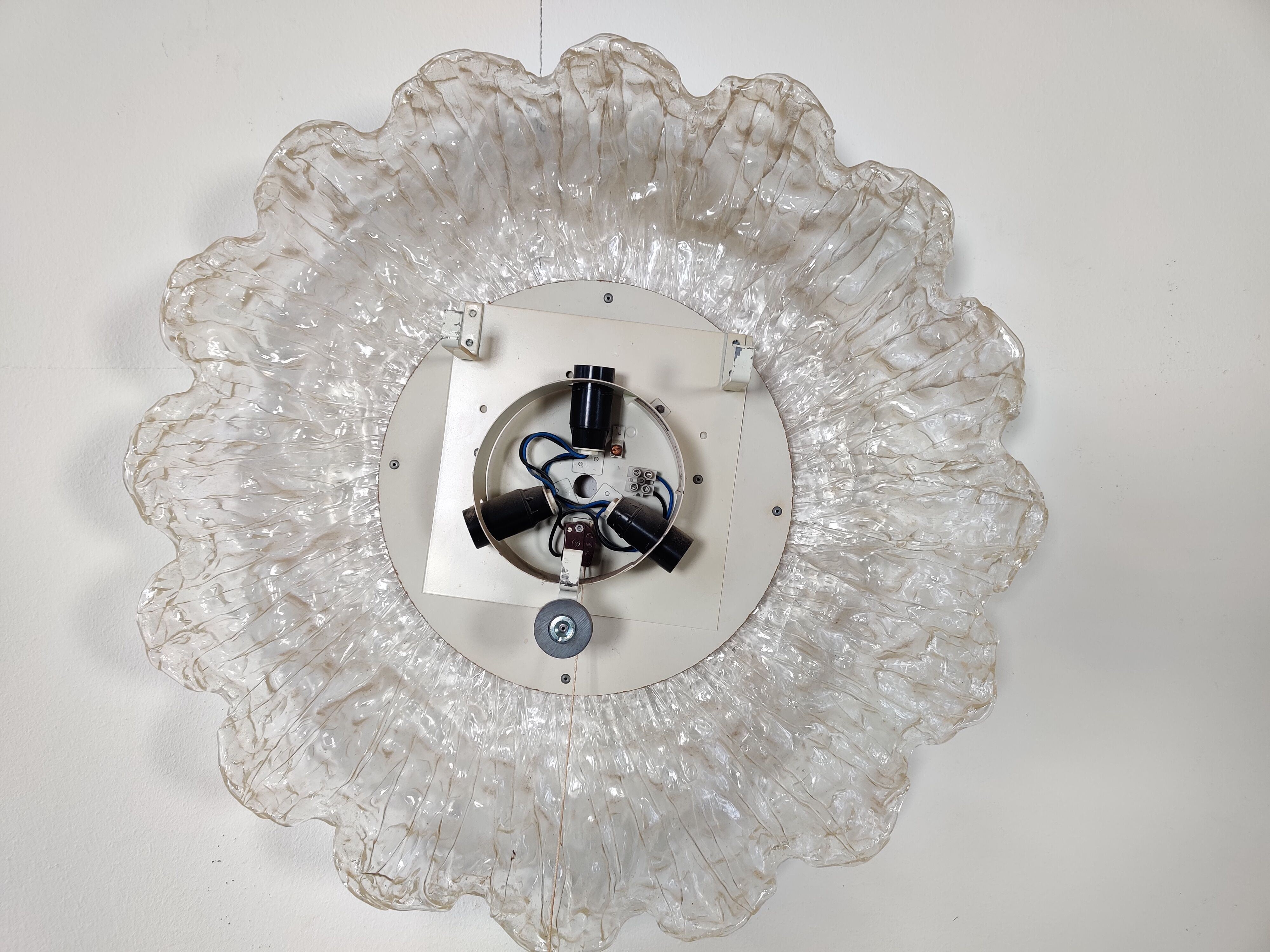 Schoninger bright mirror in plexiglas, 70s