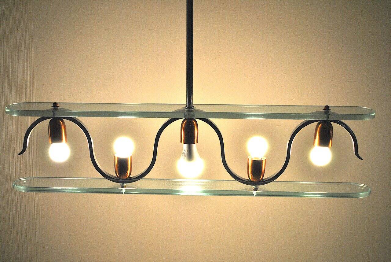 Suspension lamp, Italy, 1950s