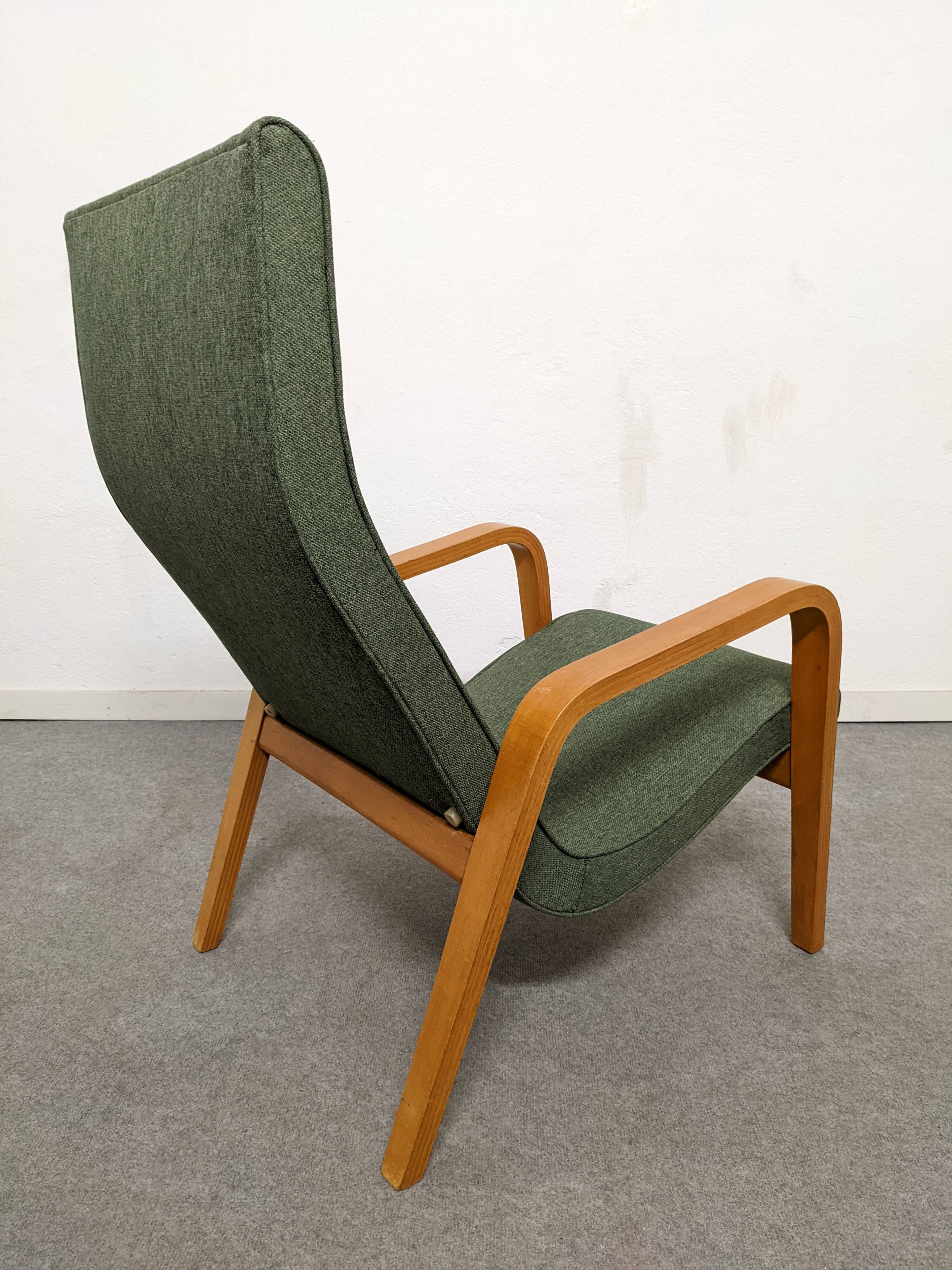 Paire de fauteuils Bow Wood des années 50/60