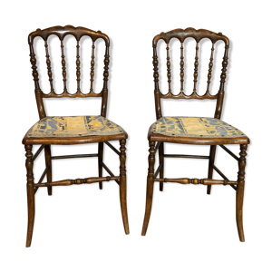 Paire de chaises Napoléon