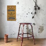 Workshop stool Nicolle patinated