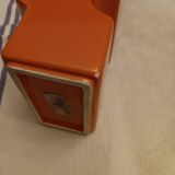 Vase vintage en céramique orange, Italie